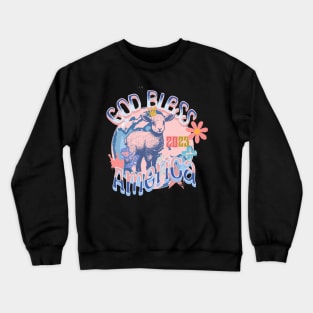 God bless America - earth T-shirt Crewneck Sweatshirt